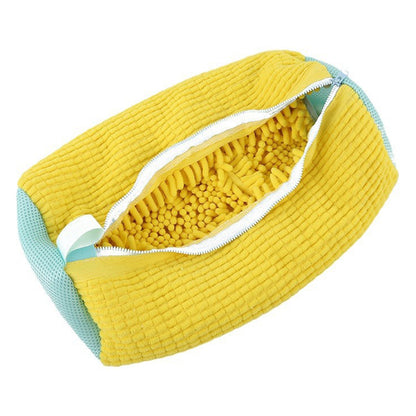 Self cleaning washing machine shoes bag