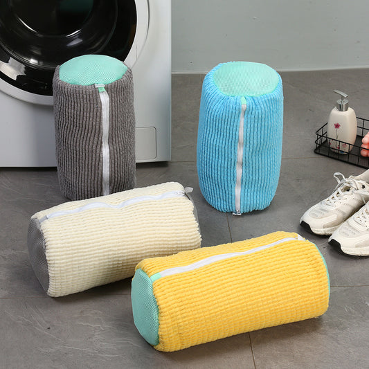 Self cleaning washing machine shoes bag
